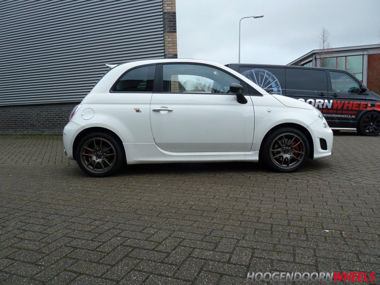  FIAT  500 BORBET RS  16 inch BRONS MAT