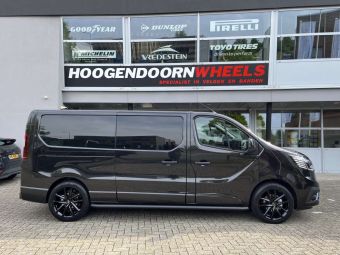 BORBET N BLACK IN 19 INCH GEMONTEERD ONDER EEN RENAULT TRAFFIC