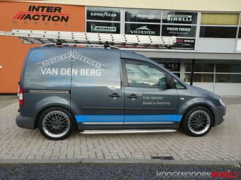 INTERACTION VELGEN B9 GEMONTEERD ONDER EEN VW CADDY IN 17 INCH 