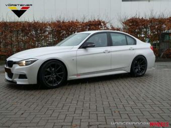 VORSTEINER WHEELS V-FF-106 BREEDSET 8.5 EN 10 X 19 GEMONTEERD ONDER EEN BWM 3 SERIE 